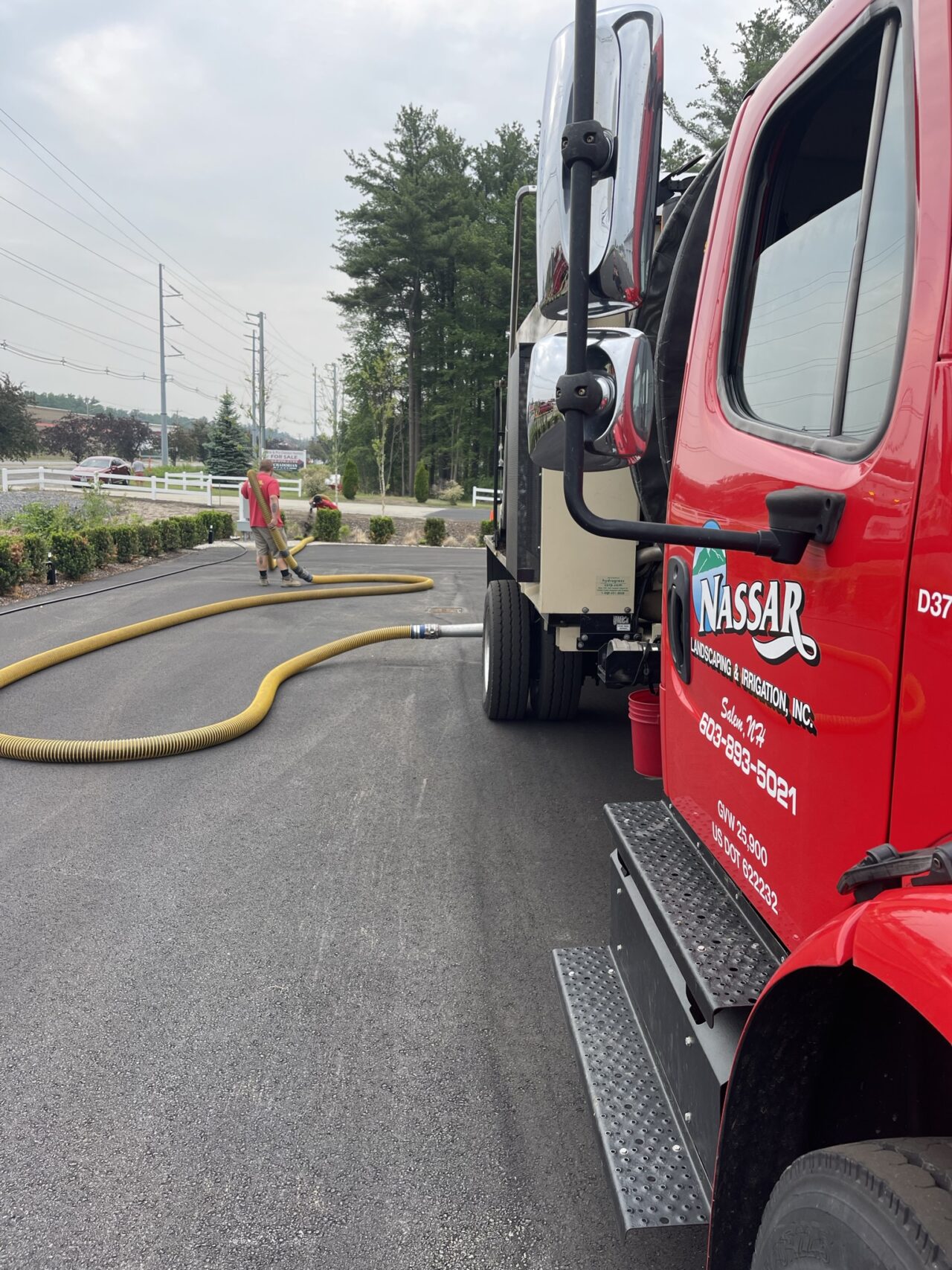 Bark Mulch Blowing & Installation Nassar Irrigation